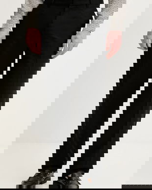 Armani Exchange pantaloni din lână