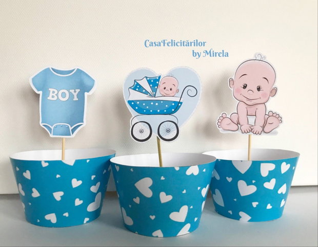 Toppere candy bar Little baby boy