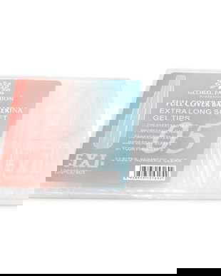 Set 120 bucati tipsuri dizolvabile, 12 marimi, 5XL extra-lung, ballerina, Nr. 05