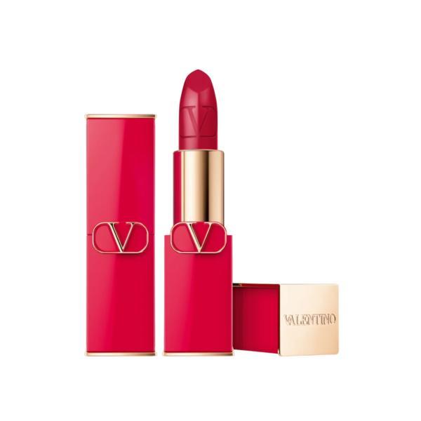 Ruj cremos Valentino, Rosso, Finisaj satinat, 300R, Reincărcabilă, 3.5 g