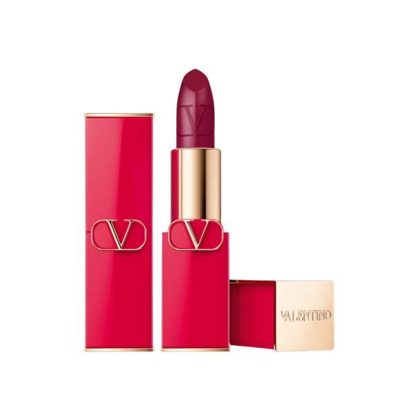 Ruj cremos Valentino, Rosso, Finisaj satinat, 505R, Reincărcabilă, 3.5 g