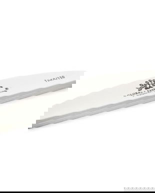 Pilă buffer pentru unghii Global Fashion, 150/150, culoare albă