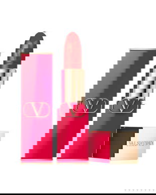 Ruj cremos Valentino, Rosso, Finisaj satinat, 205A, Reincărcabilă, 3.5 g