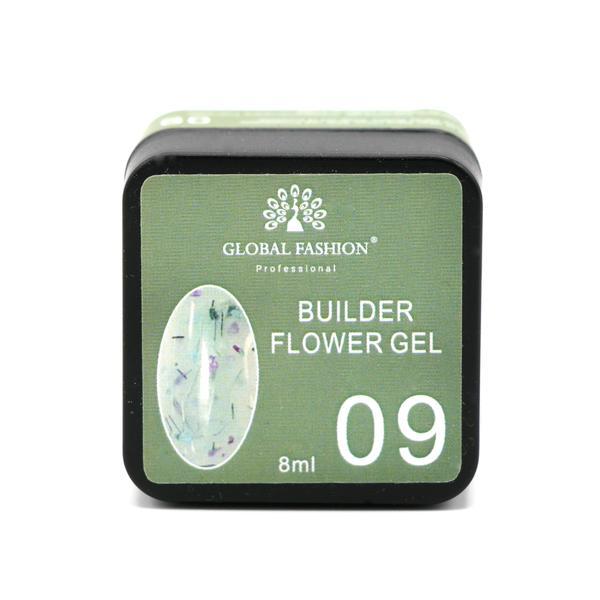 Gel pentru modelarea unghiilor 8 g, Flower Builder Gel, 09
