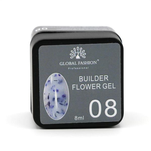 Gel pentru modelarea unghiilor 8 g, Flower Builder Gel, 08