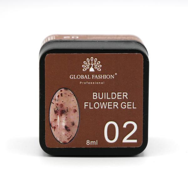 Gel pentru modelarea unghiilor 8 g, Flower Builder Gel, 02