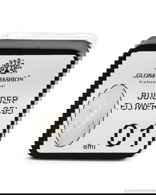 Gel pentru modelarea unghiilor 8 g, Flower Builder Gel, 01