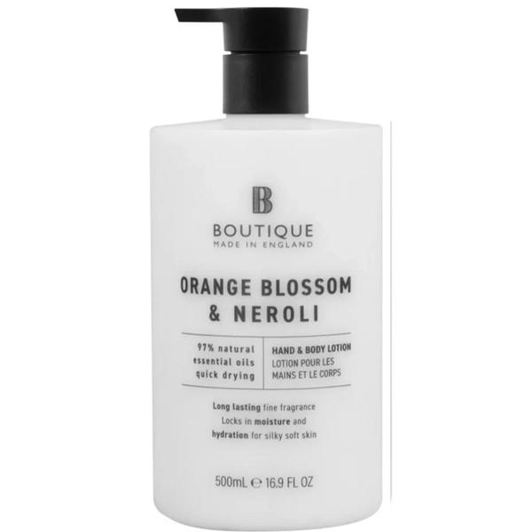 Lotiune pentru Maini si Corp cu Parfum de Flori de Portocal si Neroli - Boutique Hand &amp; Body Lotion, 500 ml