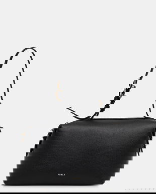 Furla poșetă de piele Double M Boston Bag