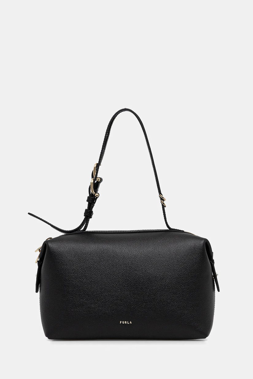 Furla poșetă de piele Double M Boston Bag