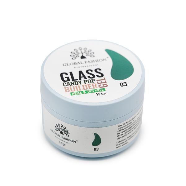 Gel pentru modelarea unghiilor 15 gr, Glass Candy Pop Builder Gel 03