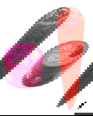 Gel pentru modelarea unghiilor 15 gr, Disco Flashing Glitter Builder Gel 07