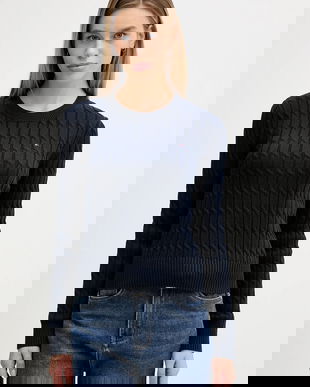 Tommy Hilfiger pulover de bumbac