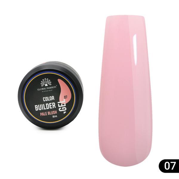 Gel pentru modelarea unghiilor 50 g, Color Builder Gel 07- Pale blush