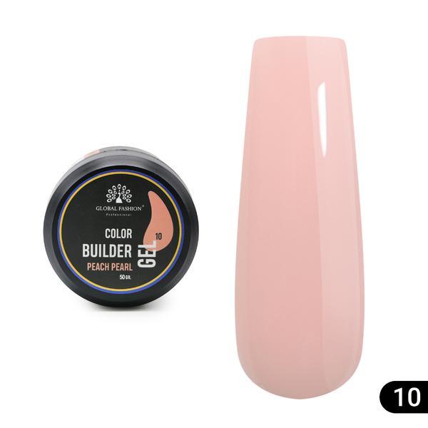 Gel pentru modelarea unghiilor 50 g, Color Builder Gel 10- Peach pearl