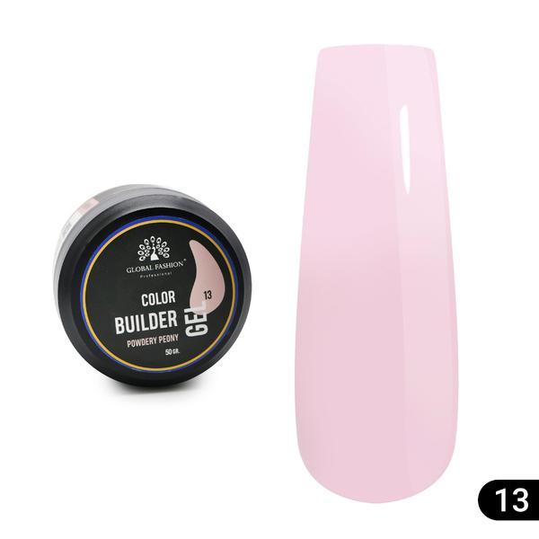 Gel pentru modelarea unghiilor 50 g, Color Builder Gel 13 - Powdery Peony
