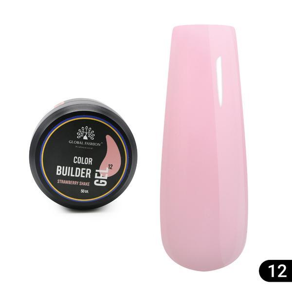 Gel pentru modelarea unghiilor 50 g, Color Builder Gel 12- Strawberry shake