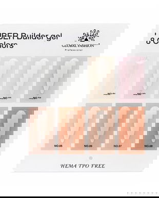 Gel pentru modelarea unghiilor 15 gr, Fiber Builder Gel 01