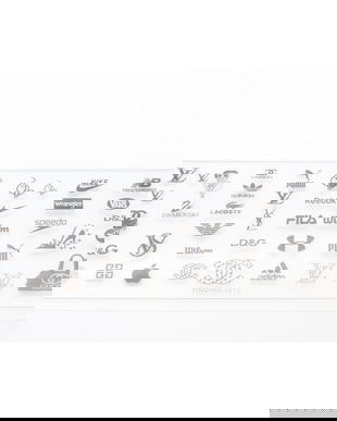 Matrita pentru stampila unghii de Anul Nou #05, Global Fashion, L012, 12,5*6,5 cm