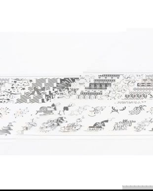 Matrita pentru stampila unghii de Anul Nou #15, Global Fashion, L37, 12,5*6,5 cm