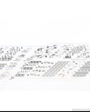 Matrita pentru stampila unghii de Anul Nou #11, Global Fashion, L40, 12,5*6,5 cm