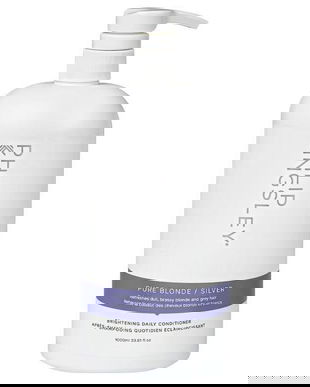 Balsam de păr pentru protecția culorii Philip Kingsley, Pure Blonde/Silver Brightening, 1000 ml