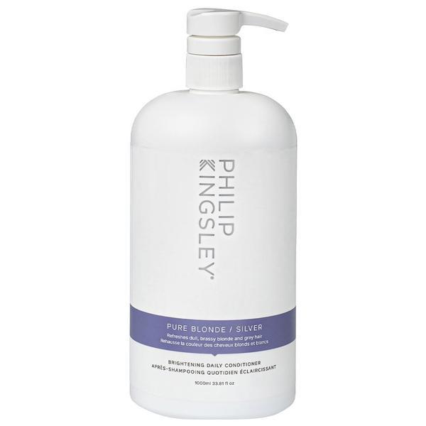 Balsam de păr pentru protecția culorii Philip Kingsley, Pure Blonde/Silver Brightening, 1000 ml