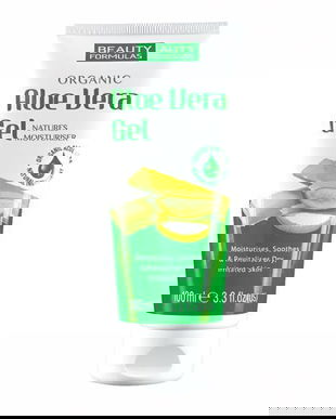 Gel organic Aloe Vera, emolient x 100ml. Beauty Formulas