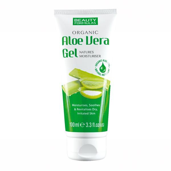 Gel organic Aloe Vera, emolient x 100ml. Beauty Formulas