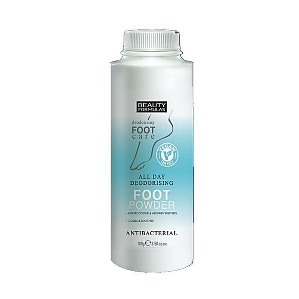 Pudra dezodorizanta pentru picioare, cu efect intreaga zi x 100g., vegan, Beauty Formulas