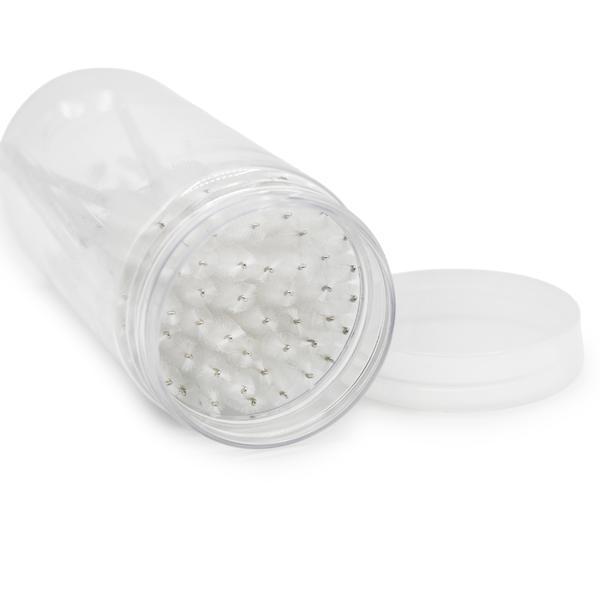 Set de 50 periuțe pentru extensii de gene, albe