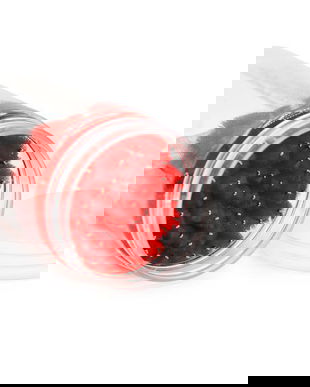 Set de 50 periuțe pentru extensii de gene, red