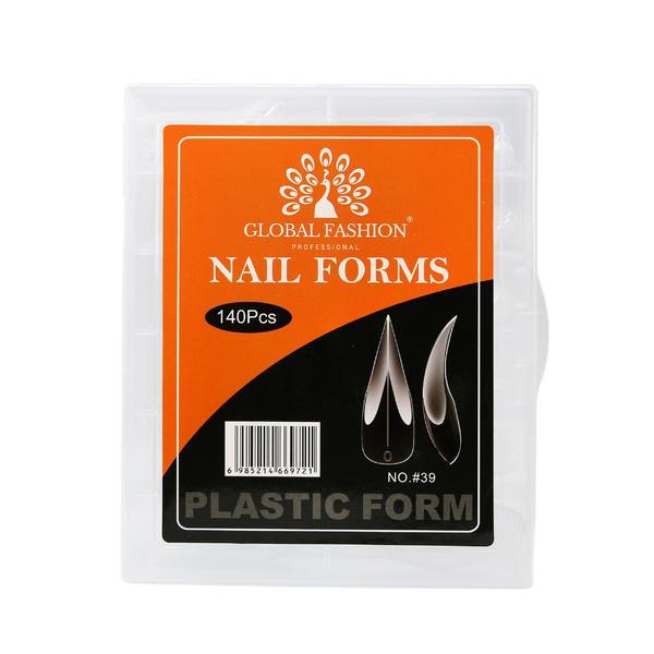 Forme superioare din plastic,  Gheare, 140 buc., NO.39