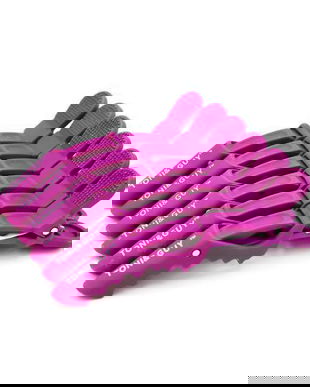 Clame pentru păr, 6 bucăți, mov