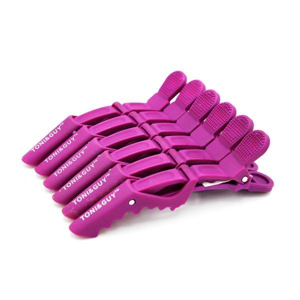 Clame pentru păr, 6 bucăți, mov