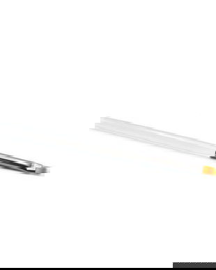 Set de pensule Global Fashion pentru desen, 9 bucăți, m&acirc;nere transparente