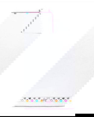 Prosop de baie pentru copii, bumbac premium, ALB, 70X130