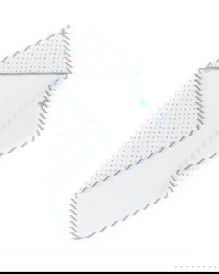 Prosop de baie cu gluga, pentru bebelusi, bumbac premium, super-absorbant, Alb cu model, 75x75 cm