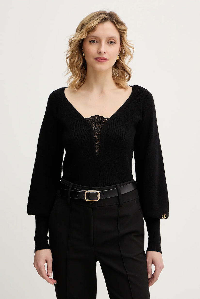 Twinset pulover din amestec de lână