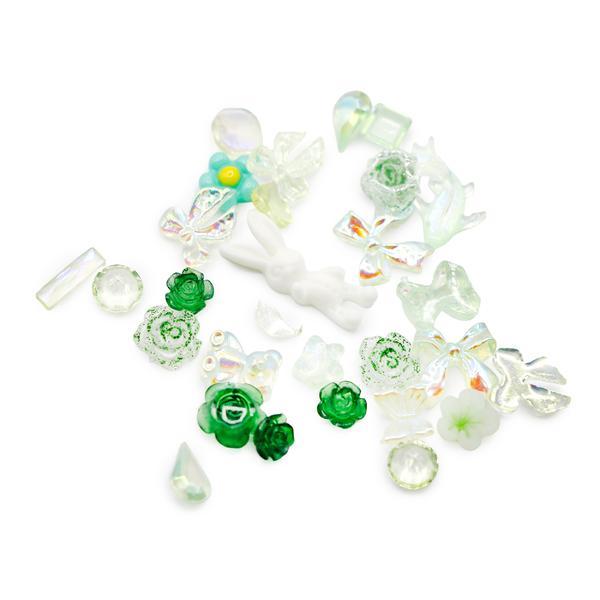 Figurine 3D volumetrice pentru manichiură, set de 50 bucăți D13