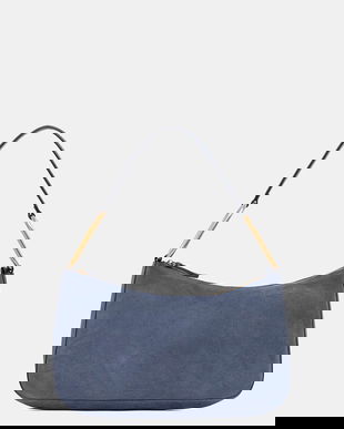 Twinset geantă de mână din piele întoarsă