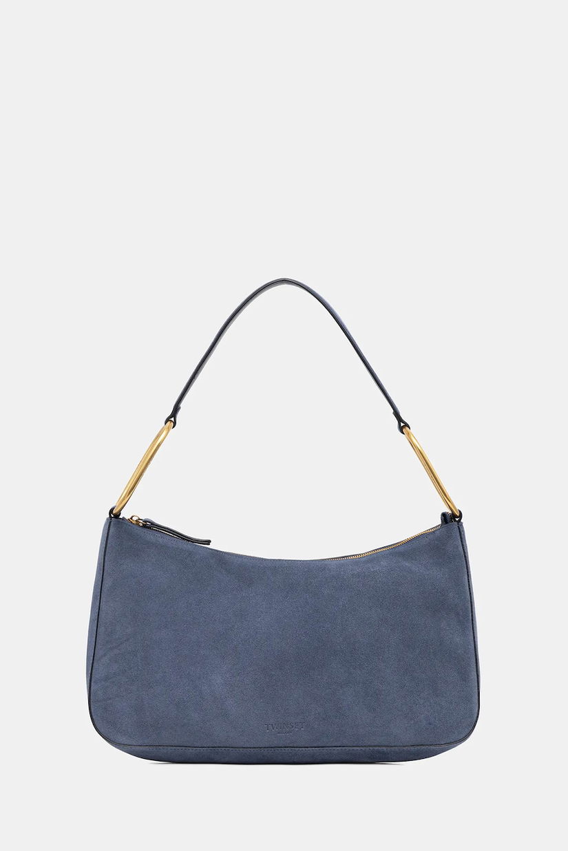 Twinset geantă de mână din piele întoarsă