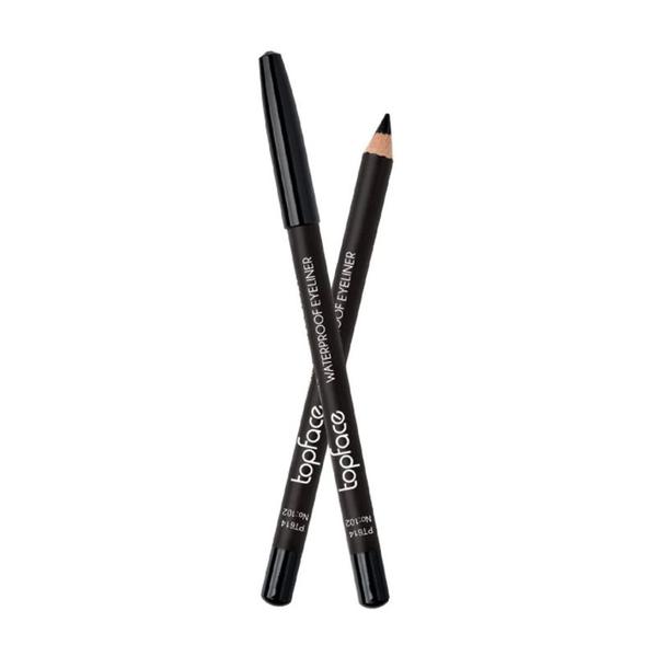 Creion de Ochi Rezistent la Apa - Topface Waterproof Eyeliner PT614.102, 1.14 g