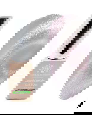 Ojă semipermanentă ochi de pisică Rose Sparkle 8 ml, 07