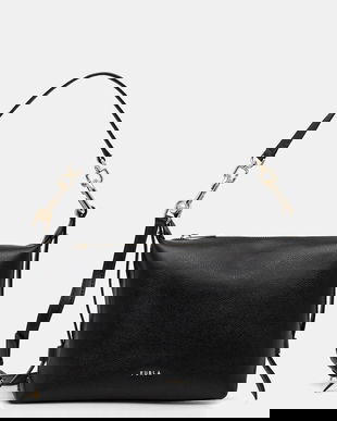 Furla poșetă de piele Tonie Mini Hobo