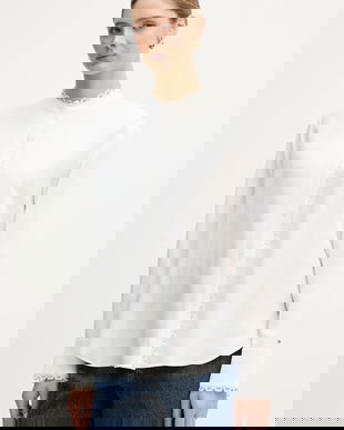 Tommy Hilfiger cămașă din amestec de in