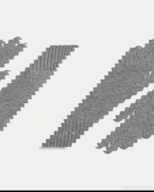 Armani Exchange mănuși cu lână