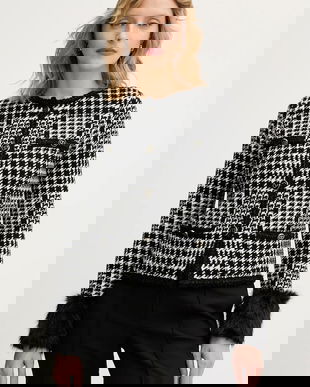 Twinset jachetă cu lână