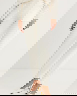 Twinset pantaloni cu lână