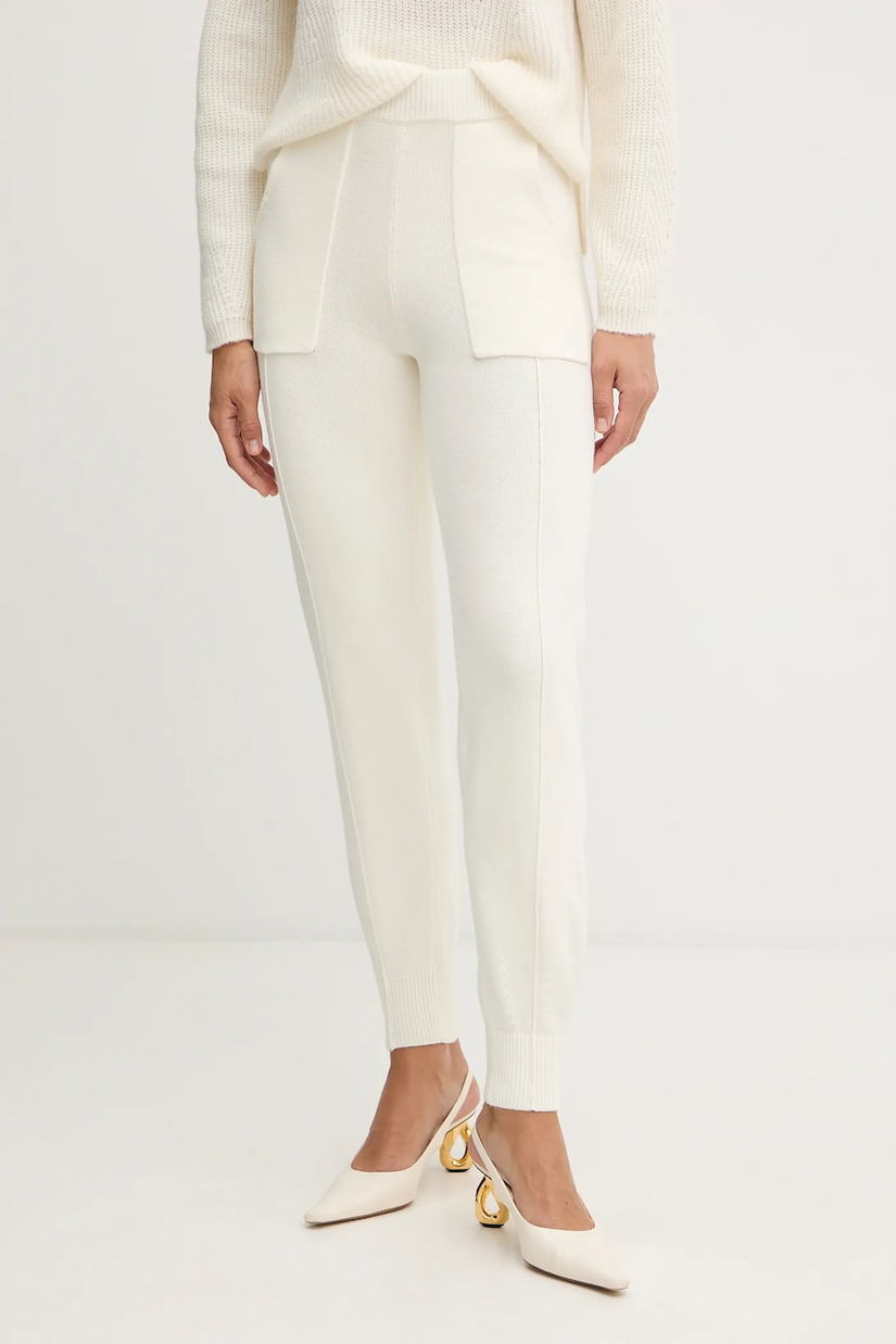 Twinset pantaloni cu lână